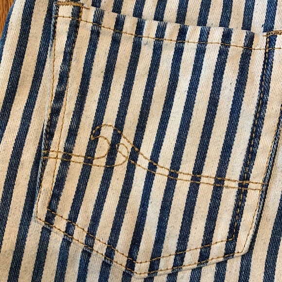 Roxy Blue & White Striped Shorts - Picture 9 of 9